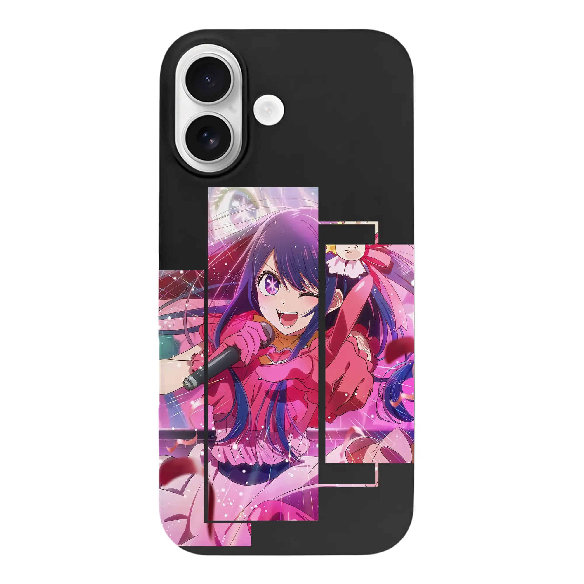 推しの子 グッズ,星野アイ - iPhone 17 シリーズ シリコンケース 薄型 耐衝撃 指紋防止 ソフトタッチカバー 精密フィット 傷防止 保護ケース iPhone 17/17 Air/17 Pro/17 Pro Max 対応